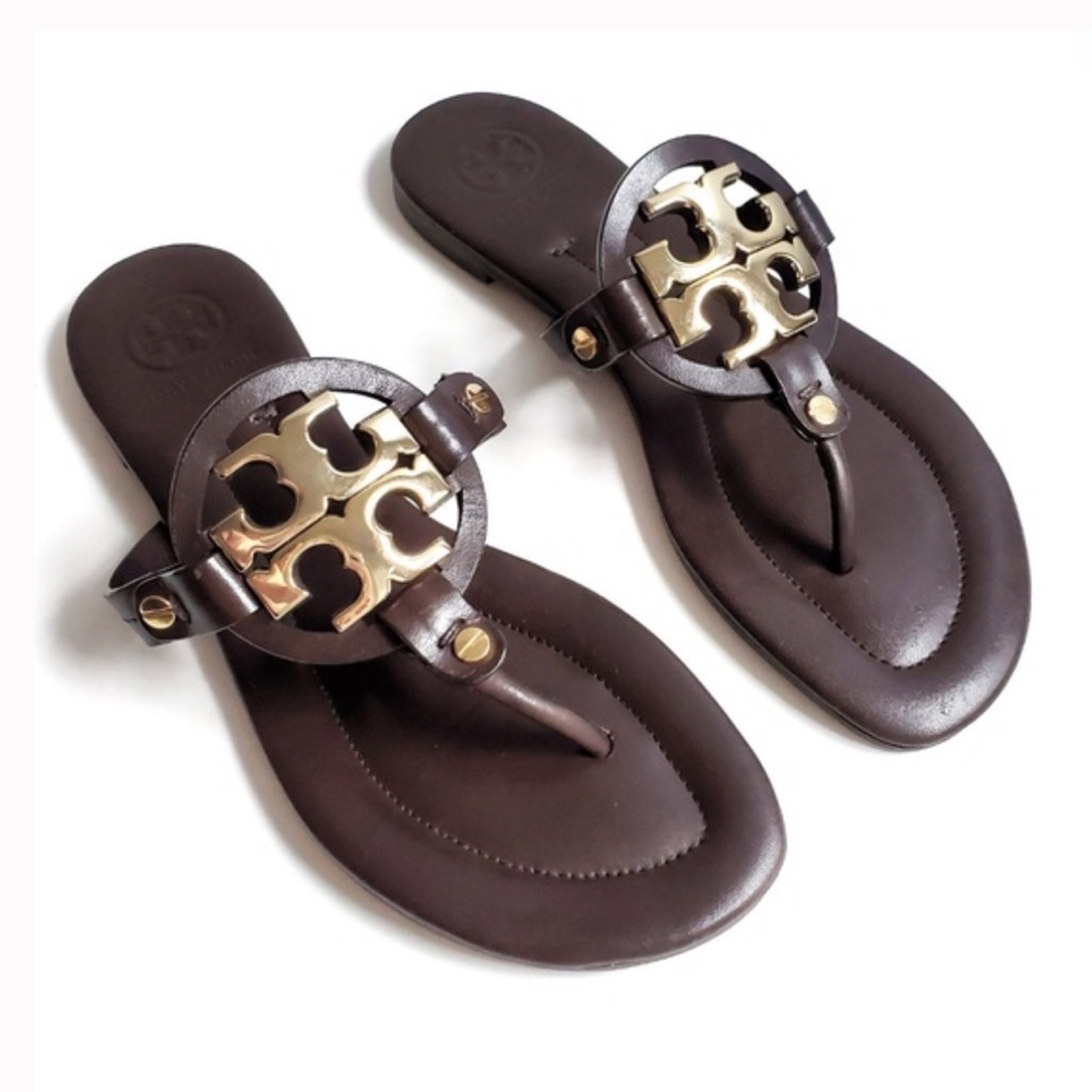 Brown / Gold Tory Burch Miller